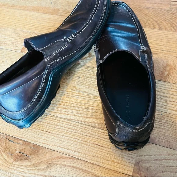Cole Haan Men's Brown Leather Loafers Size 9M - Picture 7 of 9